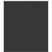 vidaXL Rolgordijn verduisterend 135x150 cm stofbreedte 131,6 cm zwart