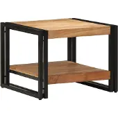 vidaXL Salontafel 50x50x38 cm massief acaciahout
