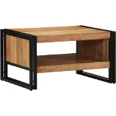 vidaXL Salontafel 70x50x38 cm massief acaciahout