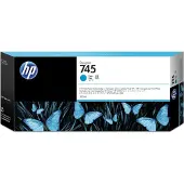 HP Inktcartridge 745 (F9K03A) Cyaan Hoge capaciteit