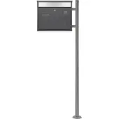ML-Design Brievenbus Scott | ML-Design rvs zwart 36x40x16 cm brievenbussen | NADUVI