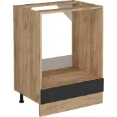 Vicco R-Line Ovenombouwkast – 60 cm zonder werkblad Antraciet landhuis