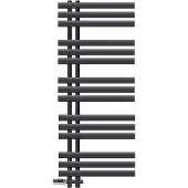 LuxeBath Badkamerradiator middenaansluiting 500x1200 mm antraciet met onderaansluitset
