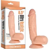 Vscnovelty - 8.5” Ultra Realistic Suction Cup Dildo - 21 cm - zuignap