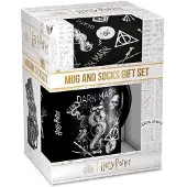 Harry Potter Kop - Dark Arts Mok & Sokken - voor Geen - meerkleurig - Maat Standard
