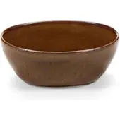 Serax Uncharted Out of Lines bowl 15.5x13cm H5.7cm ocher