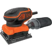 Black & Decker KA450 220W 1/4 vel Vlakschuurmachine | 1x Schuurgaas | Stofopvangzak - KA450-QS
