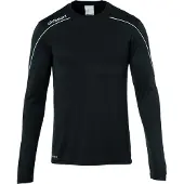 Uhlsport Shirt - Stream 22 (Lange mouw) Zwart/Wit XXL