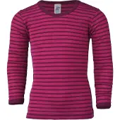 Engel - Kinder Unterhemd L/S - Merino-ondergoed 116, purper