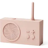 Lexon Tykho 3 badkamerradio roos - Bluetoothspeaker