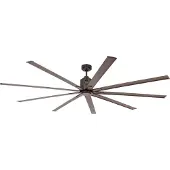 CasaFan Plafondventilator BIG SMOOTH ECO, brons, 220 cm, stil, brons / oud-messing, Woon-/ Eetkamer, Aluminium, Modern