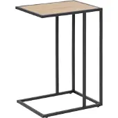 Ebuy24 Sea bijzettafel laptop tafel, eiken.
