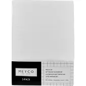 Meyco Bedzeil Molton Wieg Wit 2st.