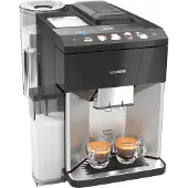 Siemens EQ.500 TQ507R03, espressomachine, 1,7 liter, geschikt voor koffiebonen en gemalen koffie, ingebouwde maalder, zwart, roestvrij staal