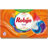 Robijn 1+1 Gratis: Wascapsules 3-in-1 Color 15 Stuks