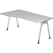 Hjh OFFICE PRO ATOS 18 S - Grijs 180 x 100 Tafelhoogte I In hoogte verstelbaar