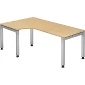 Hjh OFFICE PRO JAVA 82 S - Esdoorn 200 x 120 Tafelhoogte I In hoogte verstelbaar