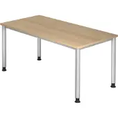 Hjh OFFICE PRO HILO 16 S - 160 x 80 Eiken Tafelhoogte I In hoogte verstelbaar