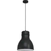 Eglo Zwarte hanglamp Ebury Ø 38cm