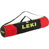 LEKI - Pole Bag - Tas 140 cm, rood/geel