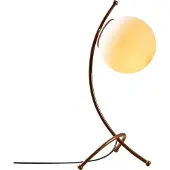 Opviq Tafellamp Yay 5012, bruin / roest, Woon-/ Eetkamer, Glas, Tafellamp
