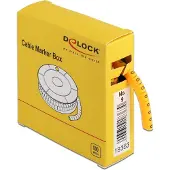 DeLOCK Cable Marker Box, No. 9, yellow, 500 pieces
