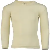 Engel - Kinder Unterhemd L/S - Merino-ondergoed 140, grijs