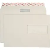 Elco enveloppen C5 100 g/m² grijs met venster kleefstrip 500 stuks