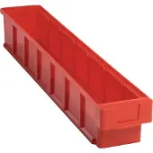 LA-KA-PE Stellingbak | L600xB93xH83mm | rood polypropyleen | 16 stuks - VKB 600/93 ROT VKB 600/93 ROT