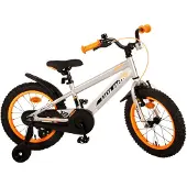 Volare Rocky Kinderfiets - Jongens - 16 inch - Grijs