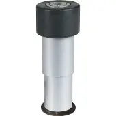 Locinox poortstop met stootrubber aluminium