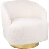 Beliani LAVIK - Fauteuil - Off-white - Polyester