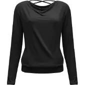 Yogistar Yoga-Longsleeve flowing shakti "ala" - black
