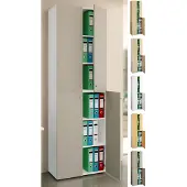 VCM Lona2XLDT kantoorkast 4 deuren wit.