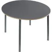 En.casa Eettafel Lindesberg Ø100x75 cm grijs eikenkleurig en zwart