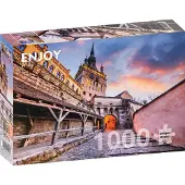Enjoy Puzzle Turnul cu ceas, Sighisoara Puzzel (1000 stukjes)