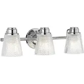 Quintiesse LED Badkamerarmatuur Hudson | 3W 3000K 300Lm 830 | IP44 | Dimbaar | Polished Chrome