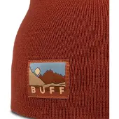 Buff - Knitted Beanie Lilon Long - Muts One Size, rood