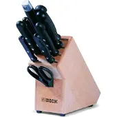 F. Dick Superieur 9-delig houten messenblok