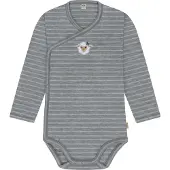 Normani Rompertje/body 'Kaitaia' beige / grijs / wit