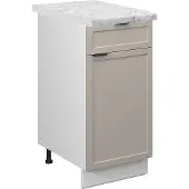 Vicco Fame-Line Keukenonderkast – 40 cm, WB Marmer GrijsBeige