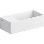 Clou New Flush 3, met afvoerpl., aluite, voorbew. kraangat links.