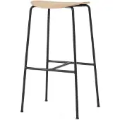 &tradition Pavilion AV38 barkruk 79 cm Black-lacquered oak
