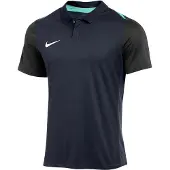 Nike Academy Pro 24 Polo Donkerblauw Zwart Turquoise Wit