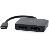 Nedis USB-C naar 2x DisplayPort adapter | 4K 60Hz | 0,10 meter