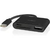 Nedis Usb-hub - Usb-c Naar Usb-a/usb-c - Zwart