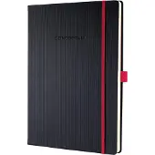 Sigel notitieboek - Conceptum RED Edition - A4 - zwart - hardcover - ruit - 194 pagina's - 80 grams papier - SI-CO660