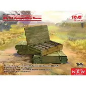 ICM Modelbouwpakket Militaire voertuigen - 35795 RS-132 Ammunition Boxes Plastic - 1:35 - Modelbouw