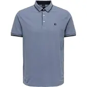 Only & Sons Shirt 'ONSFletcher' duifblauw / zwart