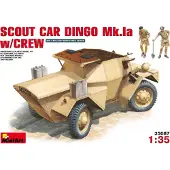 Mini art Dingo Mk 1a verkenningswagen met bemanning